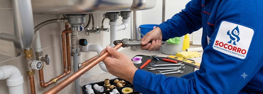Profissional realizando Serviços de Hidráulica em Gaspar